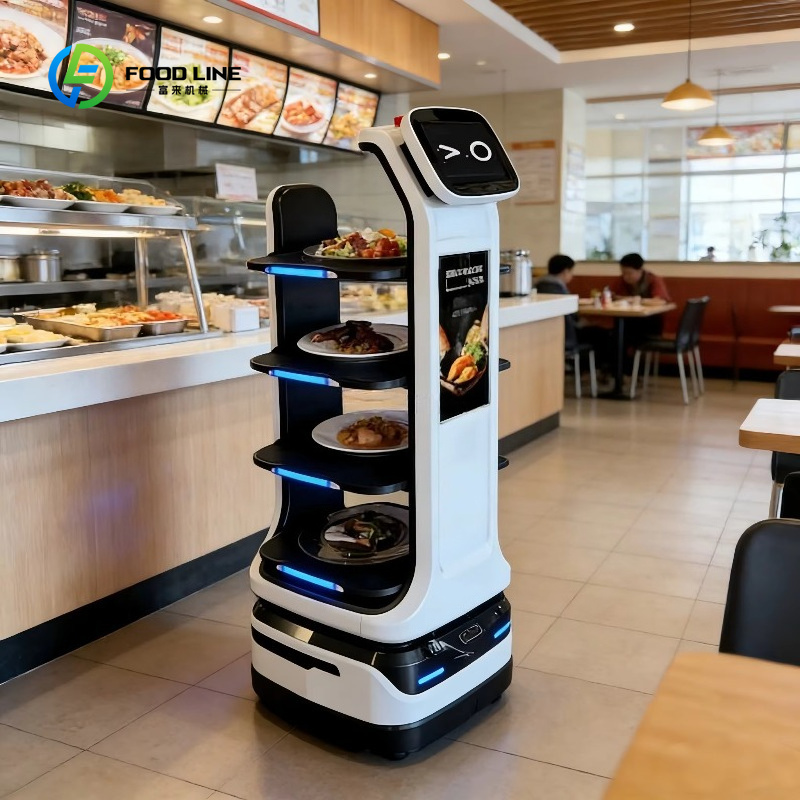 Coffee Equipment Service - Customized Smart Food Delivery Robot Restaurant