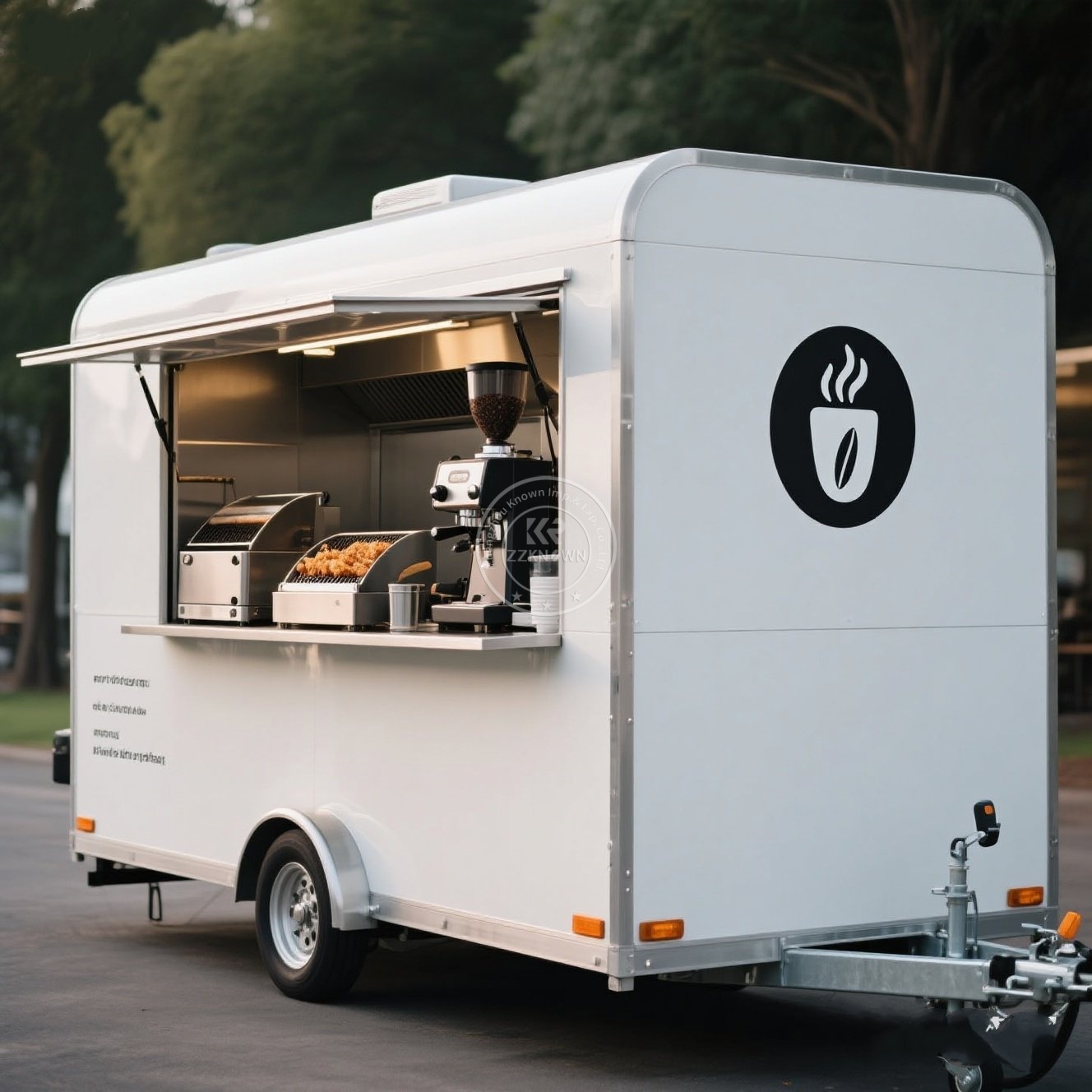 Coffee Van Equipment - Custom Big Coffee Van Mobile Food