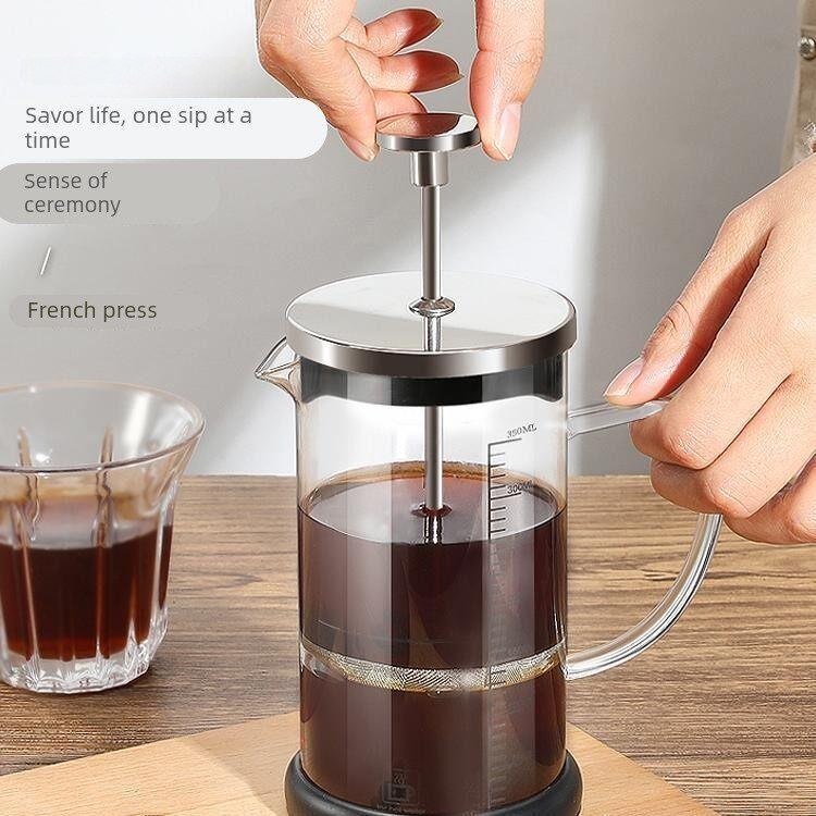 French Press Coffee Pot Glass  - огляд і ціна Coffee Equipment Filter