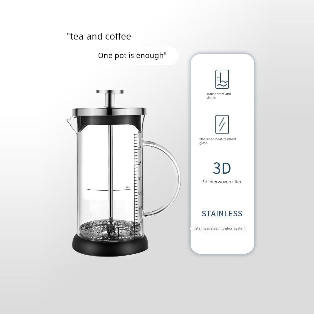 French Press Coffee Pot Glass  - огляд і ціна Coffee Equipment Filter