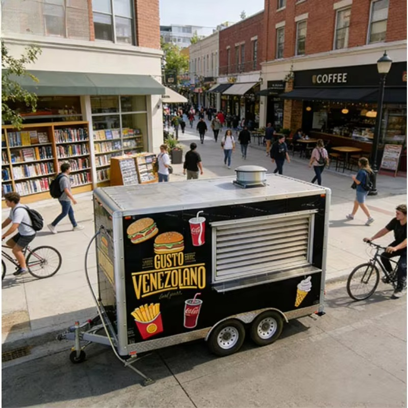 Square-shaped Restaurant Equip - огляд і ціна Coffee Van Equipment