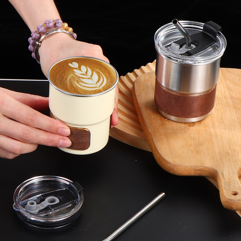 DIY Customized 300ML 10oz 304  - огляд і ціна Coffee Equipment Logo