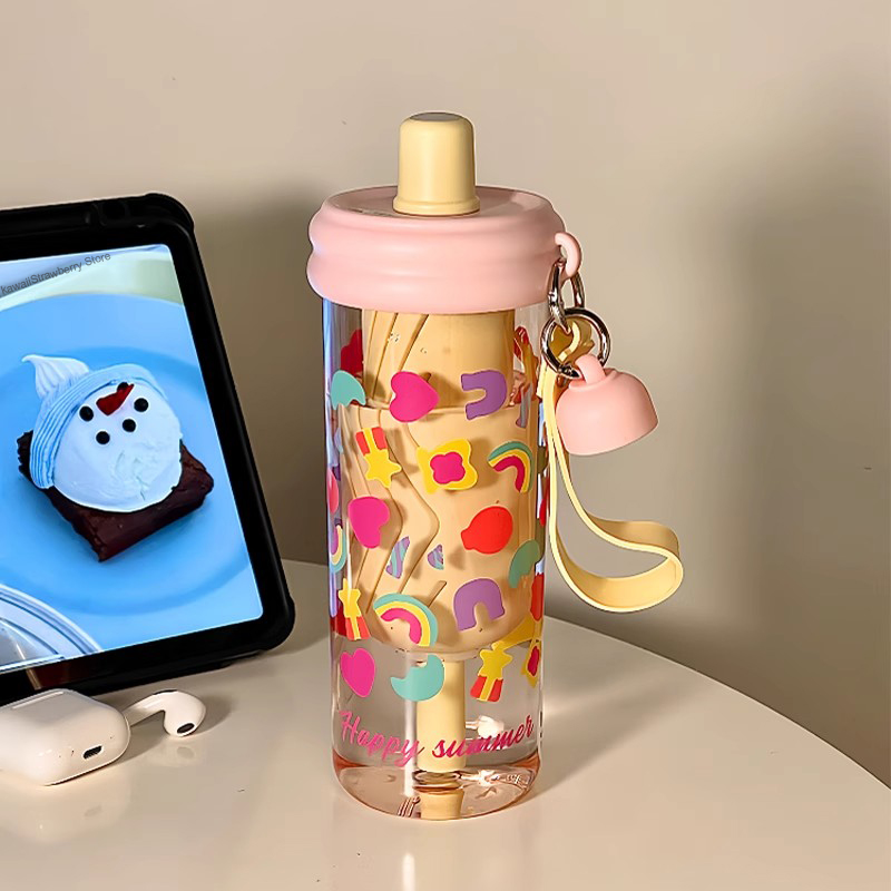 650ml Cute Hearts Water Bottle - огляд і ціна Coffee Equipment Filter