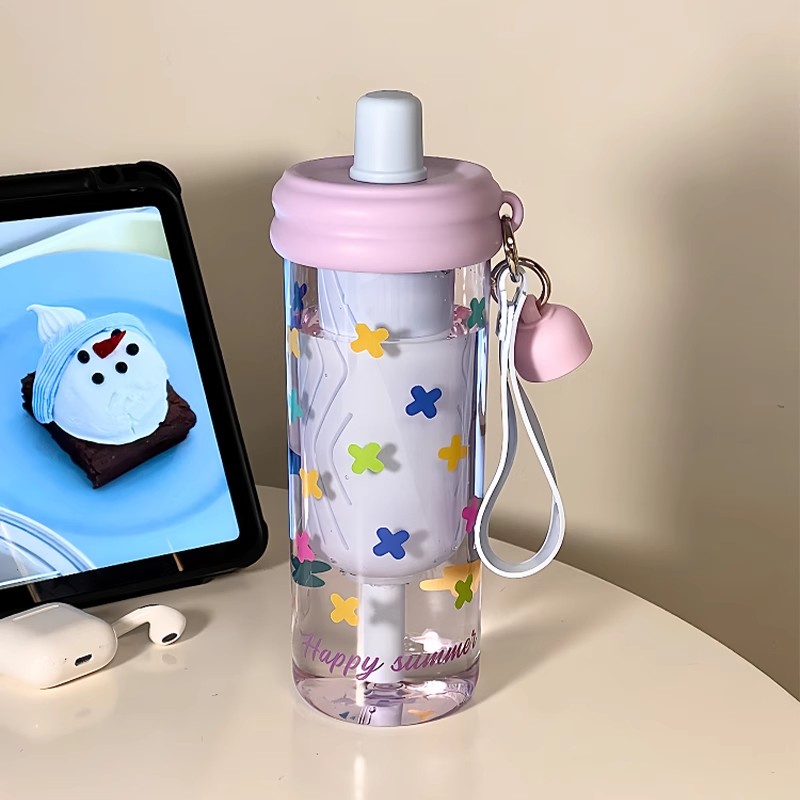 650ml Cute Hearts Water Bottle - огляд і ціна Coffee Equipment Filter