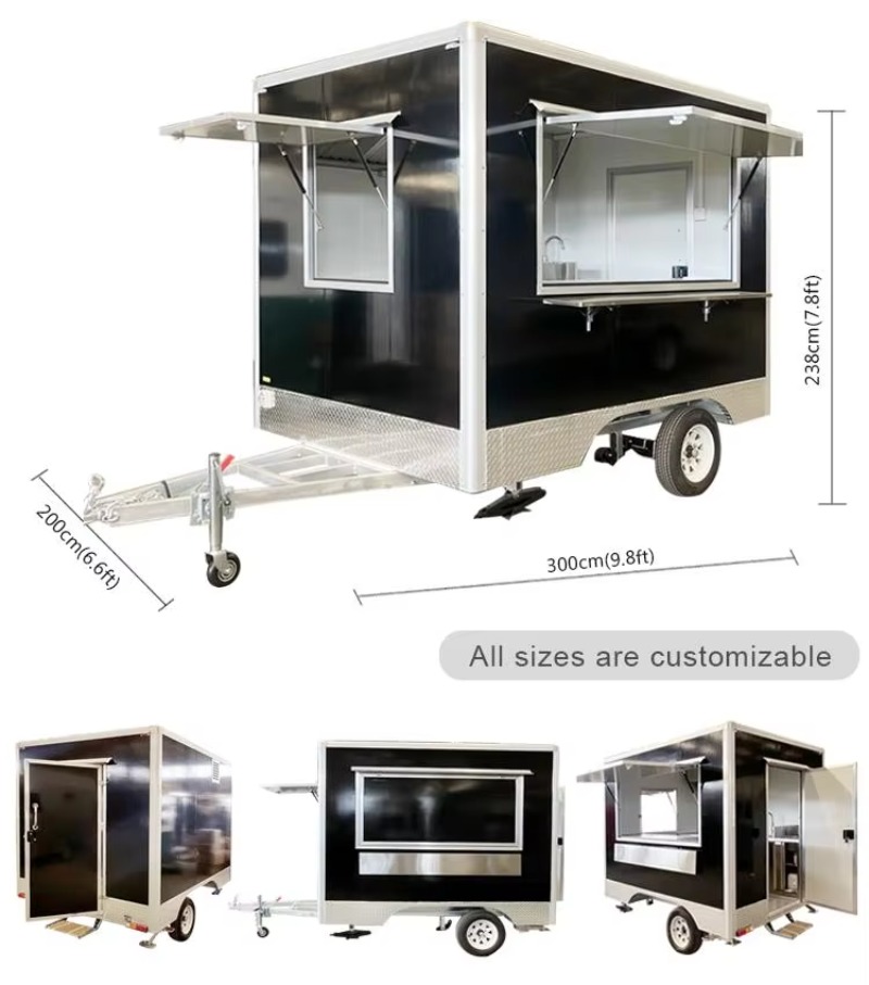 Pizza Coffee Camper Van Mobile - огляд і ціна Coffee Van Equipment