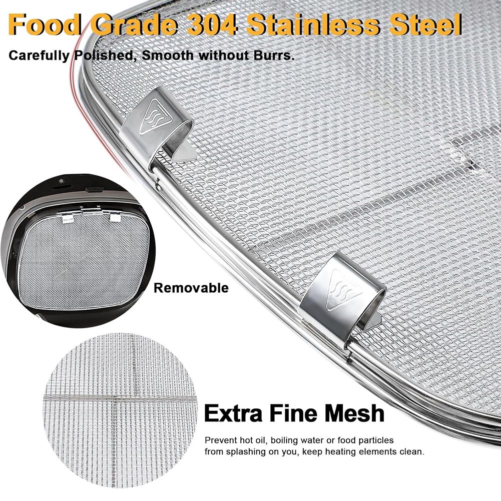 M02K-Stainless Steel Splatter  - огляд і ціна Ninja Air Fryer Af101